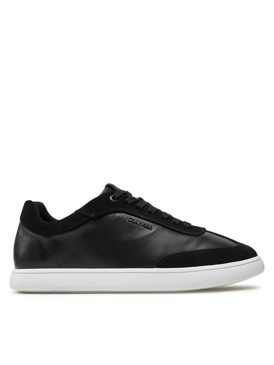 Calvin Klein Сникърси Cupsole Lace Up - Lth Sue Mix HW0HW02435 Черен за Жени цена
