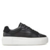 Calvin Klein Сникърси Ff Cupsole Lace Up Lth HW0HW02570 Черен за Жени цена