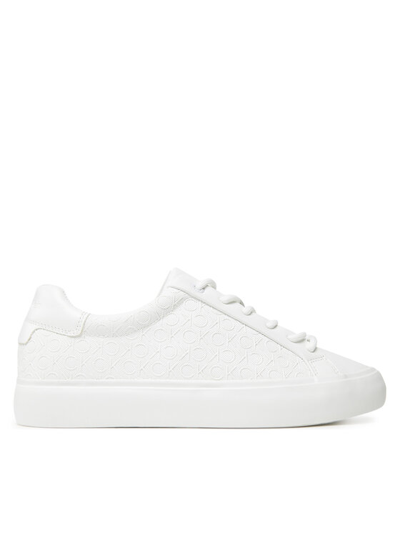 Calvin Klein Сникърси Vulc Lace Up Mono Pu HW0HW02573 Бял за Жени цена