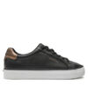 Calvin Klein Сникърси Vulc Lace Up Saff Fox W/Met Bt HW0HW02104 Черен за Жени цена