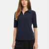 Calvin Klein Тениска с яка и копчета LV044C221G Тъмносин Slim Fit за Жени цена