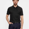 Calvin Klein Тениска с яка и копчета Smooth Cotton Slim Polo K10K111657 Черен Regular Fit за Мъже цена