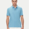 Calvin Klein Тениска с яка и копчета Supima LV04LB276G Син Regular Fit за Мъже цена