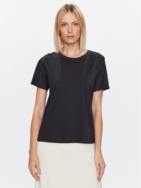 Calvin Klein Тишърт K20K205410 Черен Regular Fit за Жени цена