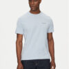 Calvin Klein Тишърт Linear Box Logo K10K114152 Светлосиньо Regular Fit за Мъже цена