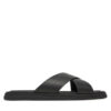Calvin Klein Чехли Criss Cross Sandal HM0HM01737 Черен за Мъже цена
