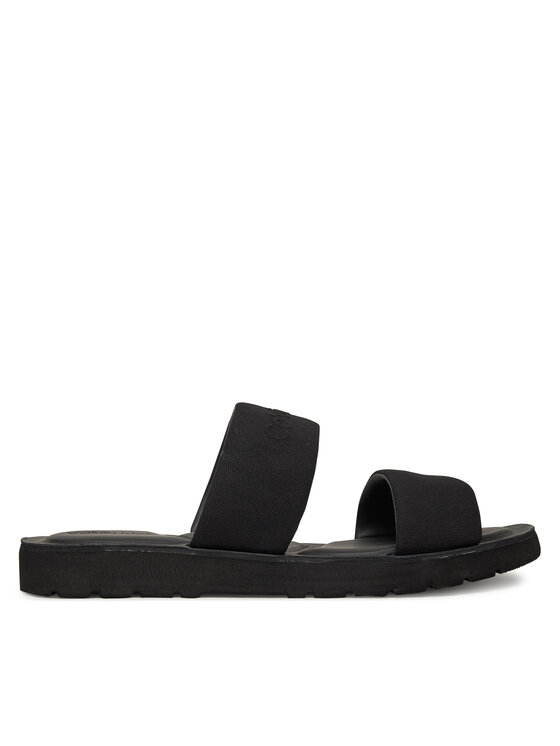 Calvin Klein Чехли Double Strap Cv Logo HM0HM01801 Черен за Мъже цена