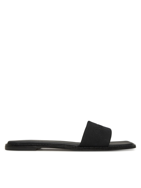 Calvin Klein Чехли Flat Slide - He HW0HW02378 Черен за Жени цена