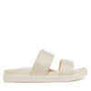 Calvin Klein Чехли Flat Slide Jacq HW0HW02486 Екрю за Жени цена
