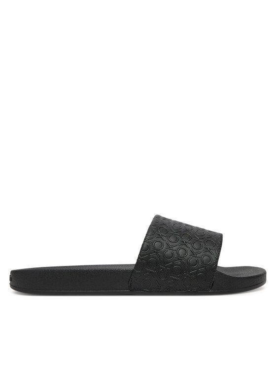 Calvin Klein Чехли Pool Slide Mono HW0HW02541 Черен за Жени цена