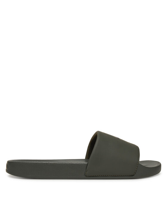 Calvin Klein Чехли Pool Slide W/ Ck Square HM0HM01754 Зелен за Мъже цена