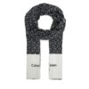Calvin Klein Шал Aop Minimal Logo LV04F8053G Черен за Жени цена