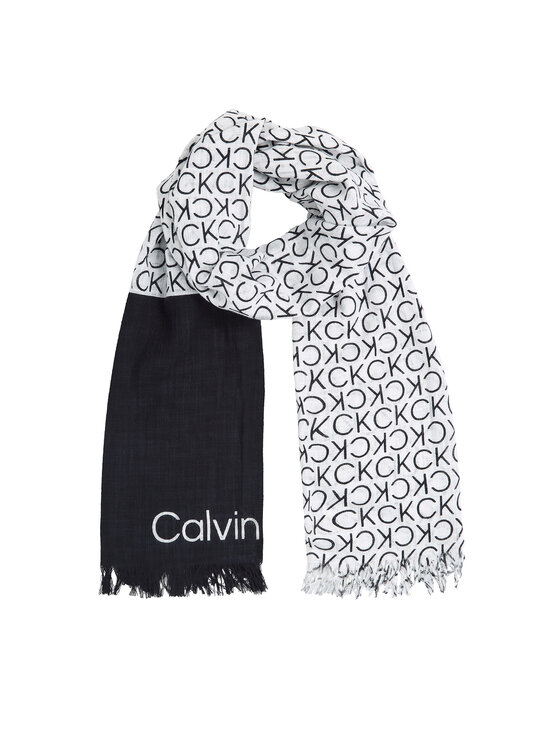 Calvin Klein Шал Monogram K60K612979 Черен за Жени цена