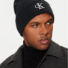 Calvin Klein Шапка Monogram Embro Beanie K50K512145 Сив за Мъже цена
