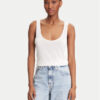Calvin Klein топ LV044C345G Екрю Regular Fit за Жени цена