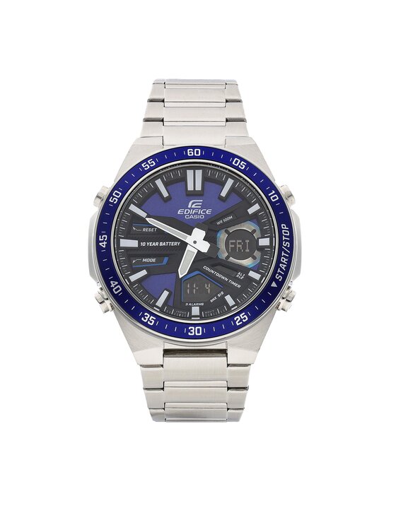 Casio Часовник Edifice EFV-C110D-2AVEF Сребрист за Мъже цена