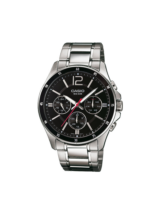 Casio Часовник MTP-1374PD-1AVEF Сребрист за Мъже цена