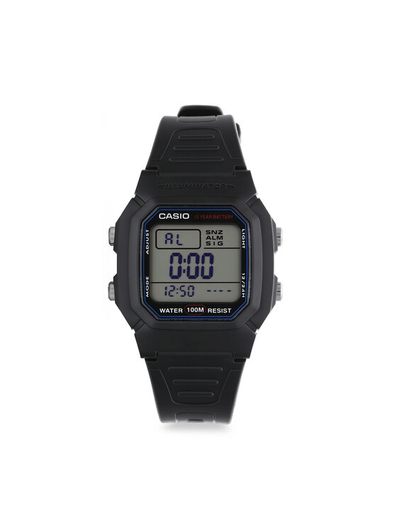 Casio Часовник W-800H-1AVEF Черен за Мъже цена