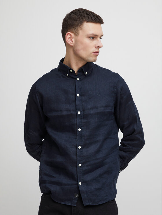 Casual Friday Риза 20504348 Тъмносин Regular Fit за Мъже цена