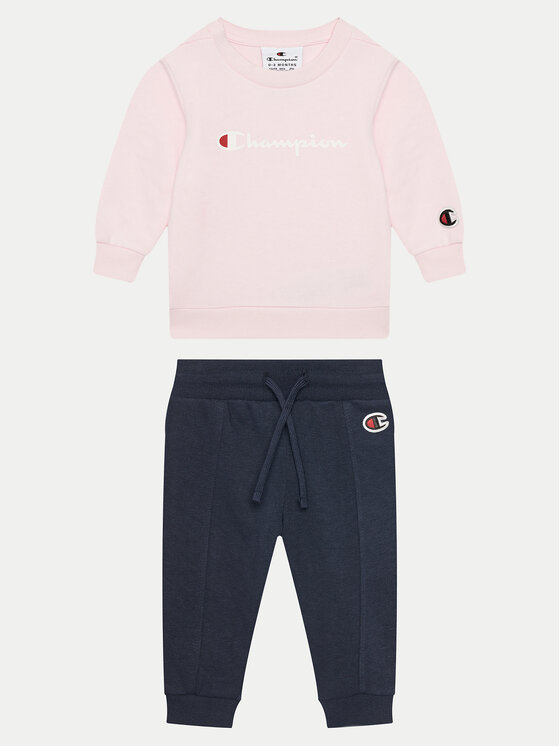 Champion Анцуг 307057 Розов Regular Fit за Момичета цена