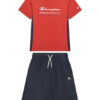 Champion Комплект тишърт и панталонки 306992 Червен Regular Fit цвят на ниска цена