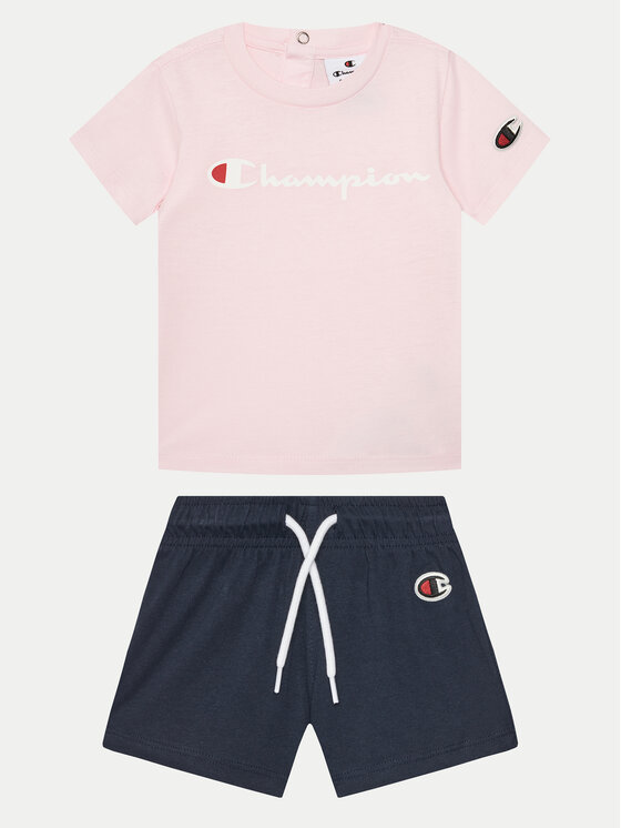 Champion Комплект тишърт и панталонки 307055 Цветен Regular Fit за Момичета цена