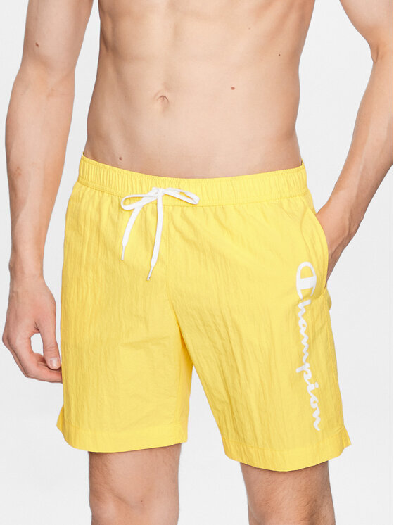 Champion Плувни шорти 216068 Жълт Regular Fit за Мъже цена