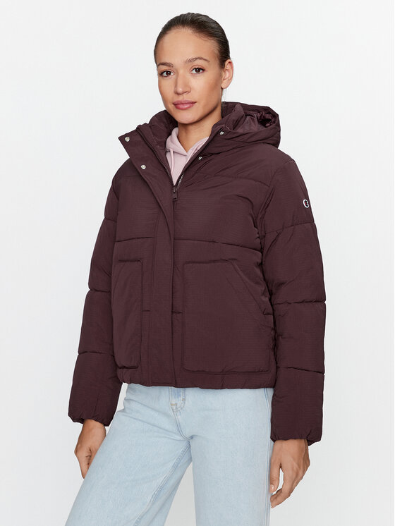 Champion Преходно яке Hooded Jacket 116921 Кафяв Custom Fit за Жени цена