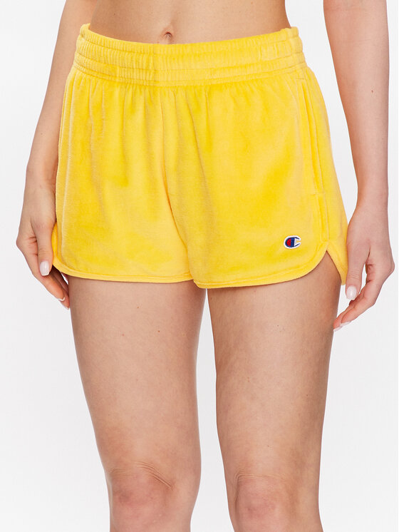 Champion Спортни шорти 116258 Жълт Regular Fit за Жени цена