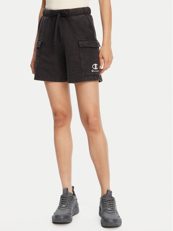 Champion Спортни шорти 118024 Черен Standard Fit за Жени цена