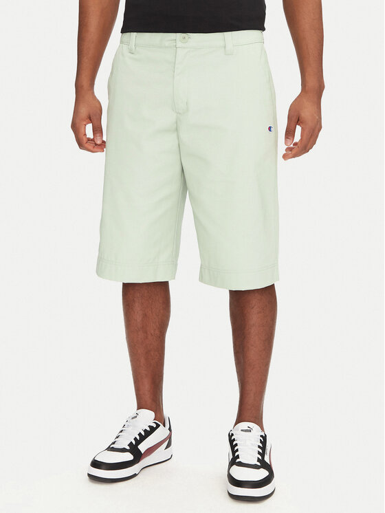 Champion Спортни шорти 220765 Зелен Standard Fit за Мъже цена