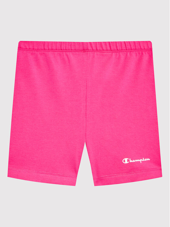 Champion Спортни шорти 404326 Розов Slim Fit за Момичета цена