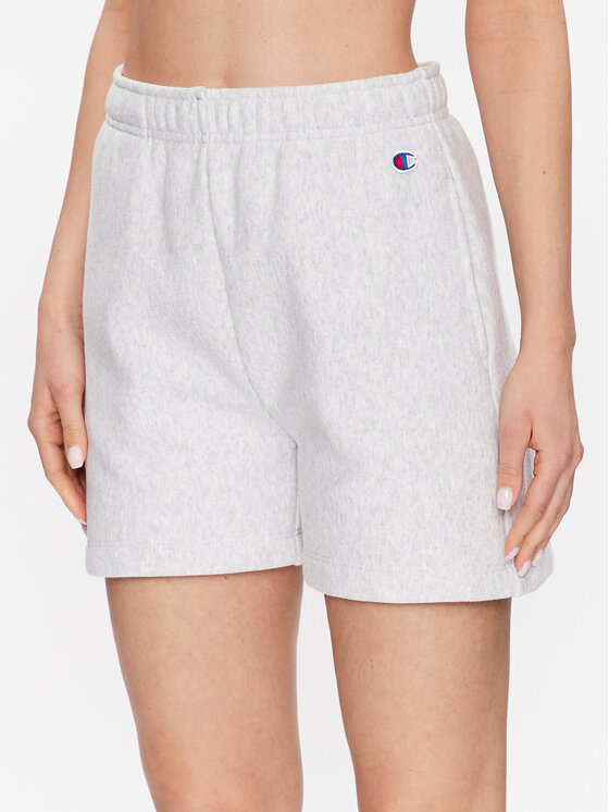 Champion Спортни шорти Minimal Reverse Weave 116247 Сив Regular Fit за Жени цена