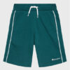 Champion Спортни шорти Script Logo 306147 Зелен Regular Fit за Момчета цена