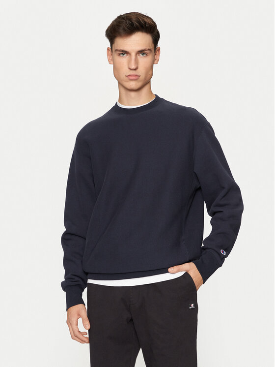 Champion Суитшърт 220707 Тъмносин Relaxed Fit за Мъже цена