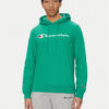 Champion Суитшърт 220726 Зелен Regular Fit цвят на ниска цена