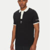 Champion Тениска с яка и копчета 221044 Черен Regular Fit за Мъже цена