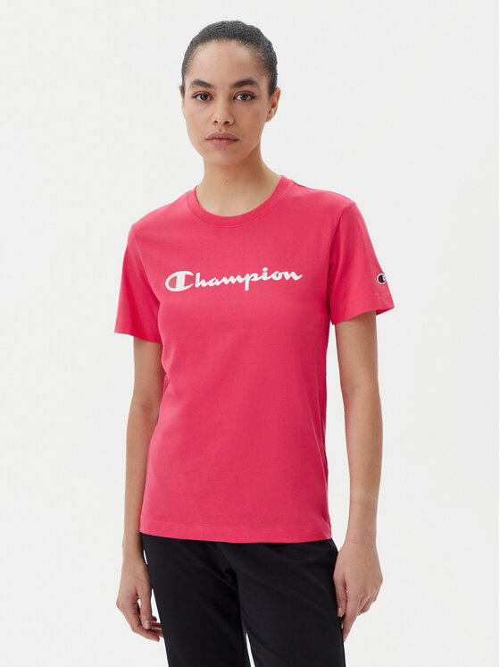 Champion Тишърт 118090 Коралов Slim Fit за Жени цена