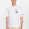 Champion Тишърт 218923 Бял Relaxed Fit за Мъже цена