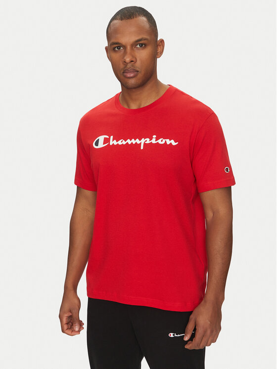 Champion Тишърт 220256 Червен Regular Fit за Мъже цена