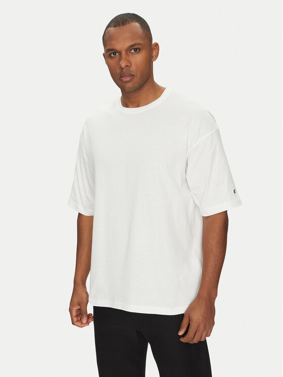 Champion Тишърт 220714 Бял Standard Fit за Мъже цена