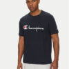 Champion Тишърт 221621 Тъмносин Standard Fit цвят на ниска цена