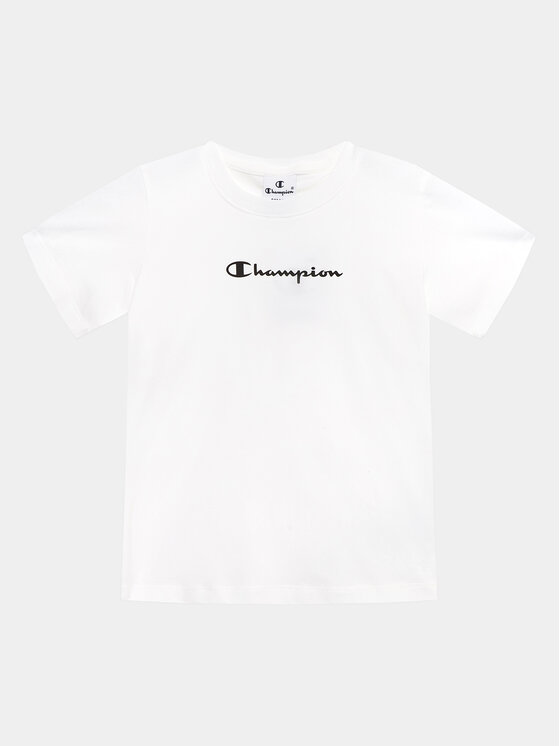 Champion Тишърт 404643 Бял Regular Fit за Момчета цена