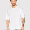 Champion Тишърт Small C Logo 216548 Бял Muscle Fit за Мъже цена