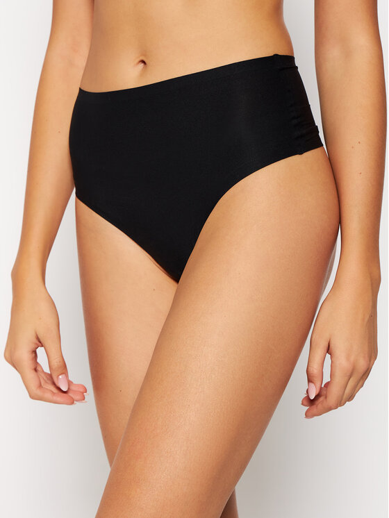 Chantelle Бикини тип бразилиана с висока талия Soft Stretch C10690 Черен за Жени цена
