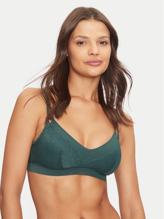 Chantelle Сутиен бралет Soft Stretch C11GQ9 Зелен за Жени цена