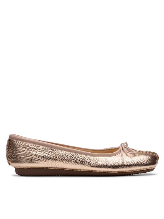 Clarks Балеринки Freckle Ice 26181353 Златист за Жени цена