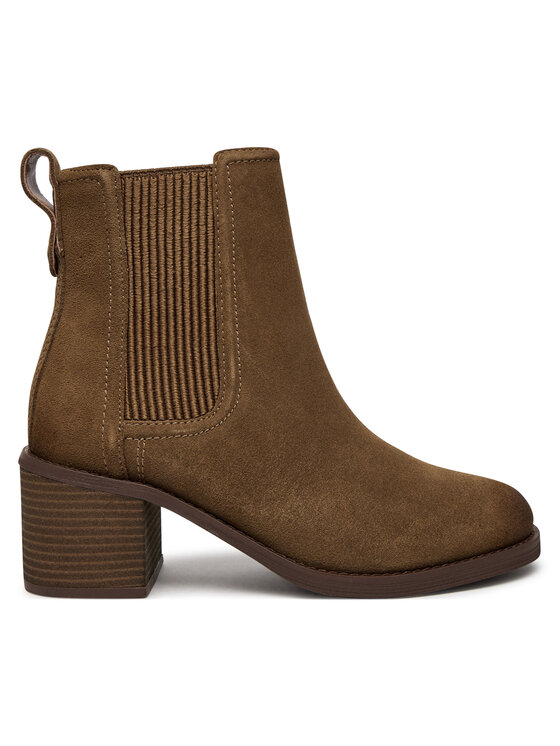 Clarks Боти Chamberly Top 26178832 Кафяв за Жени цена