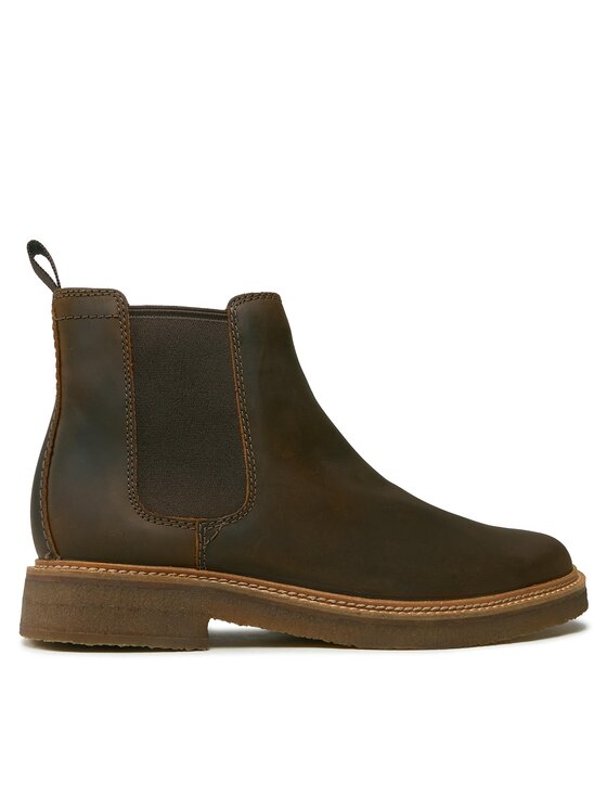 Clarks Боти тип челси Clarkdale Easy 261735327 Кафяв за Мъже цена