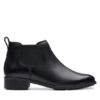 Clarks Боти тип челси Havisham Top 26178715 Черен цвят на ниска цена